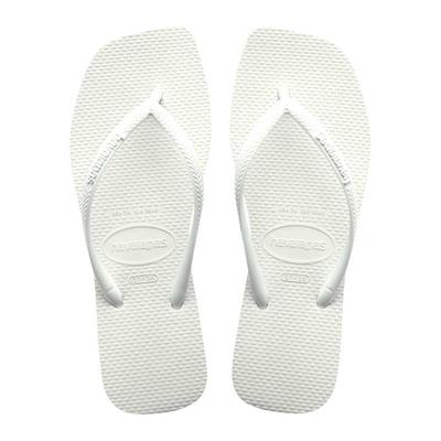 Beach Sandals Slim Square WHITE Cm [Havaianas] 24.0 Cm~25.0