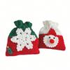 1 Stück Garn, handgemachte gehäkelte Bündeltasche, Nikolaus-Wechselgeldbeutel, Weihnachtsdekorationsgeschenk, gewebte Süßigkeitenaufbewahrungstasche