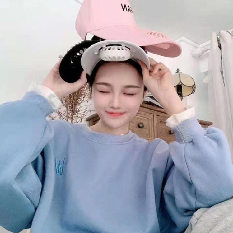 Summer Outdoor Sports Baseball Cap USB Charging Cooling Fan Adjustable Dad Hat