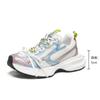 Thick-soled Dad Shoes Women's Versatile 2025 Summer Explosion Contrasting Colors Mesh Breathable Lightweight Sports Shoes Women's Shoes