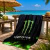 Energy Drink Strandtuch Mikrofaser Strandtuch, Leicht und Schnelltrocknend, für Sommerreisen, Schwimmbad-Fan Geburtstagsgeschenk