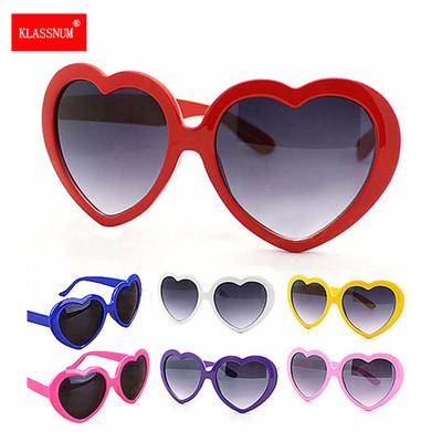1 Stück Marke Designer Vintage Sonnenbrille Mode Herz Sonnenbrille Damen Süß Sexy retro Katzenaugen Vintage Sonnenbrille Heiß Trendig