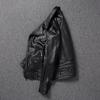 Chinese Size Heavy Motorcycle Jacket Natural Cowhide Leather Top Layer Causal Vintage Retro Moto Suit Leather Coat Winter