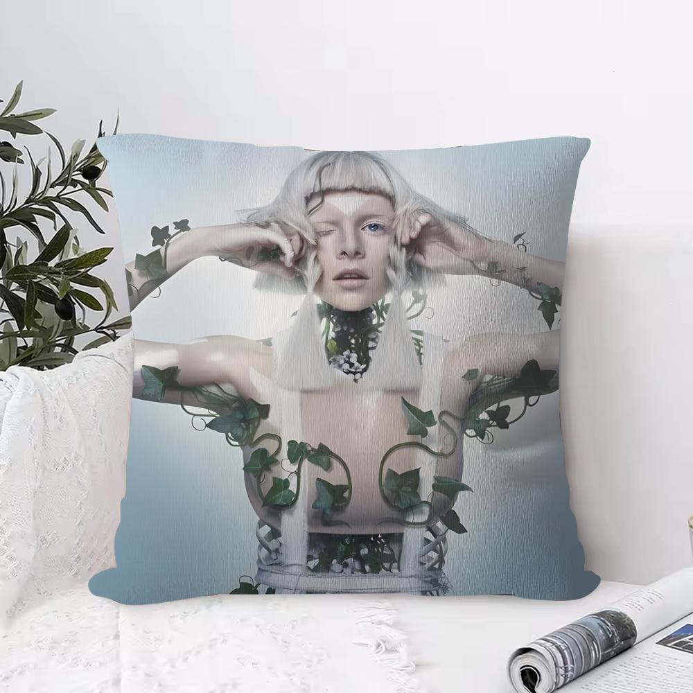 Album A-Aurora Singer Pillow Case Ultra Soft Skin Friendly Fabric Cloud Like Comfort & Concealed Zipper