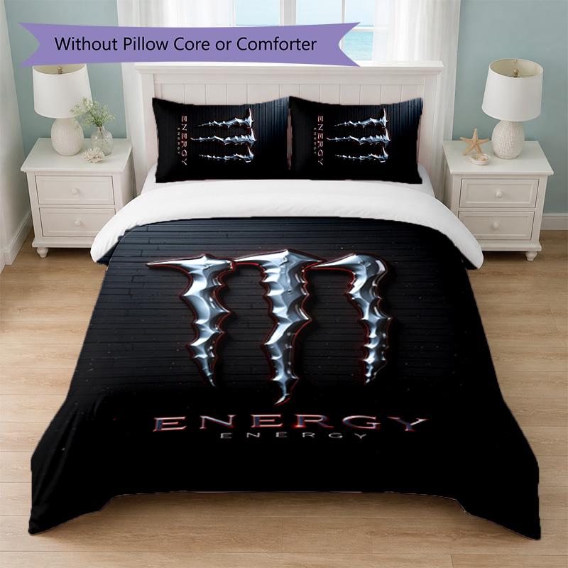 Monster Energy Print 3Pcs Duvet Cover