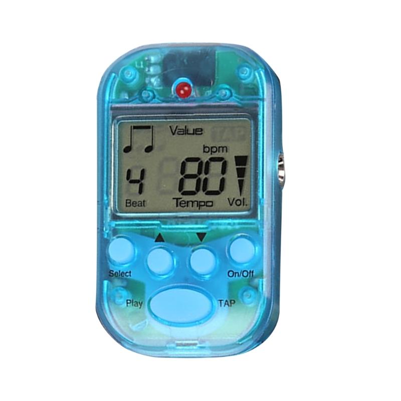 Mini Electronic Metronome Clip-On Pocket Metronome Professional Beat Machine