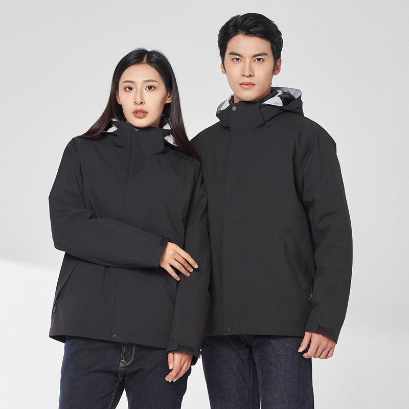 

Куртка для улицы в Тибет три в одном мужская и женская новая дождевая водонепроницаемая и ветрозащитная альпинистская куртка на заказ S