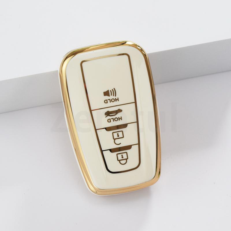 Tpu Car Key Cover Case Auto Shell Fob Holder For Toyota Rav4 Corolla Camry Prius Avalon Hybrid Highlander