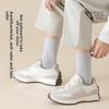 5 Pairs of Men's Cotton Boneless 7a Antibacterial Sweat Absorber Deodorant Solid Color Business Leisure Socks