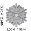 Winter Snowflake Embroidery Cloth Sticker Ironing Holiday Decoration Accessories Scarf Luggage Embellishment Snowflake Repair Embroidery Patch
