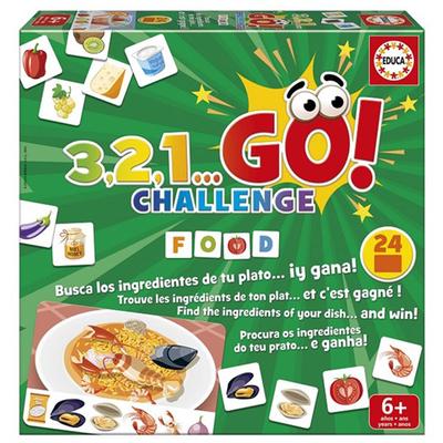 Educa 3,2,1 Go Challenge Game (Food)