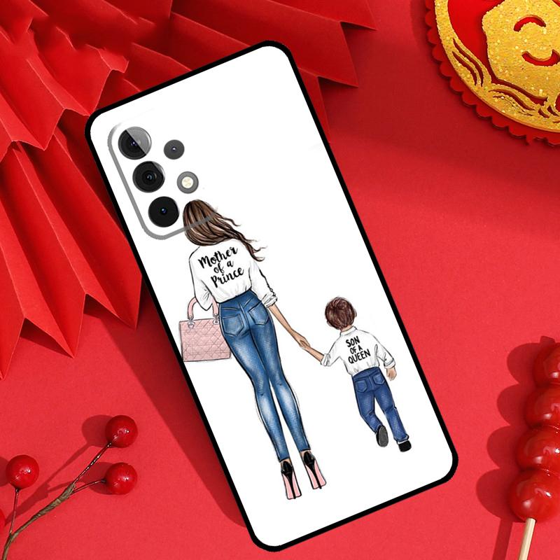 Super Mom Baby Girl Son Daughter Case For Samsung Galaxy M55 M35 M15 M11 M12 M13 M14 M06 M16 M36 M56 M31 M53 M32 M52 M34 M54