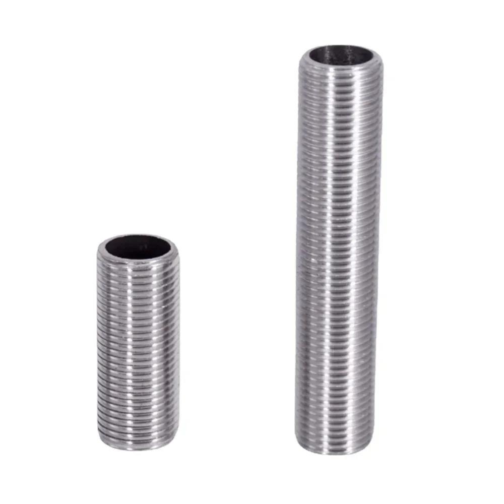 G1/8-2" BSPP-Außengewinde 20-150mm Edelstahl SS304 Vollgewinde-Nippel Durchgangsverschraubung Fassrohrverschraubung Wassertank