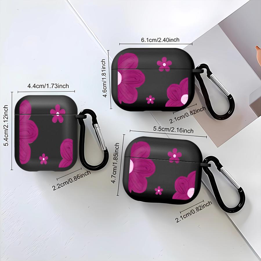 Case For Airpods Pro2 Pro3 3 4 2 1 Pro Earphone Cases Cover Cartoon Flower