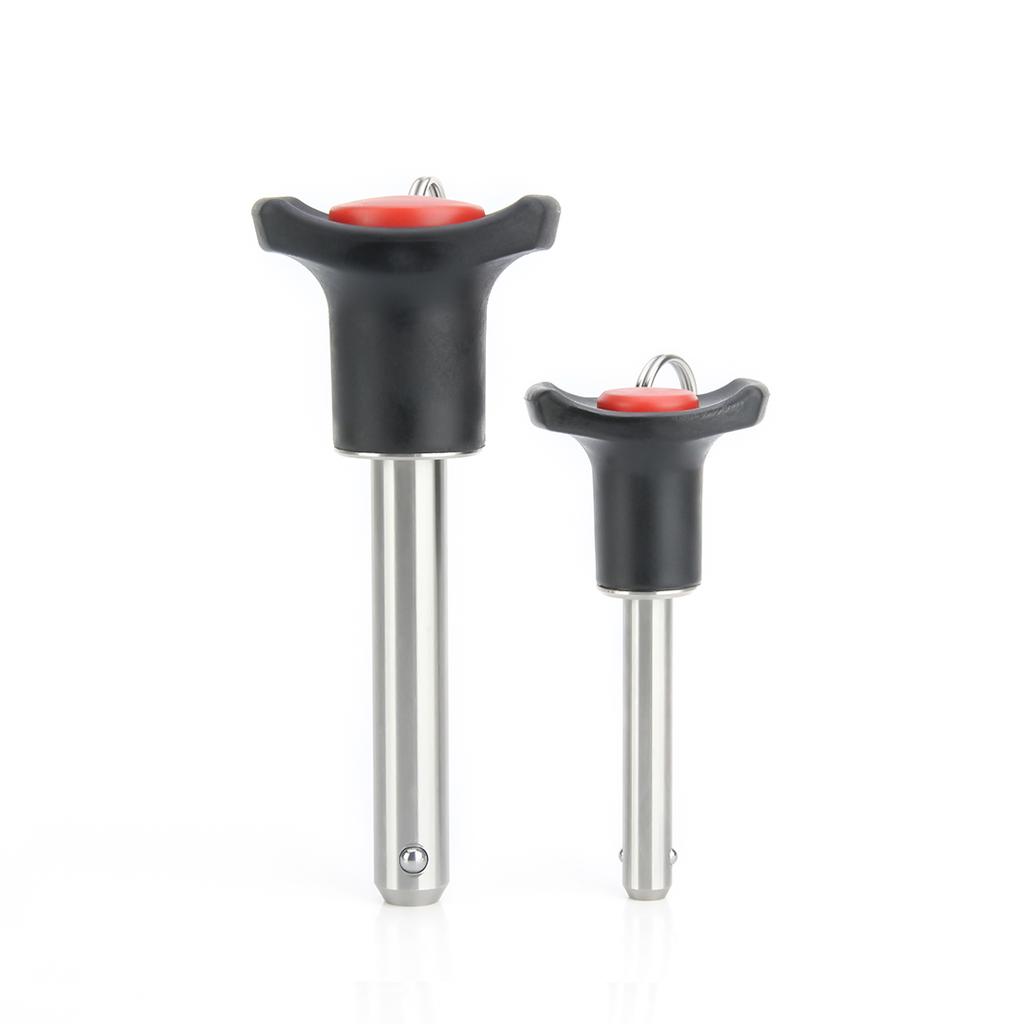 Button Type Quick Release Ball Head Locking Pin Resin Handle Quick Release Pin Safety Pin Positioning Pin With Rope