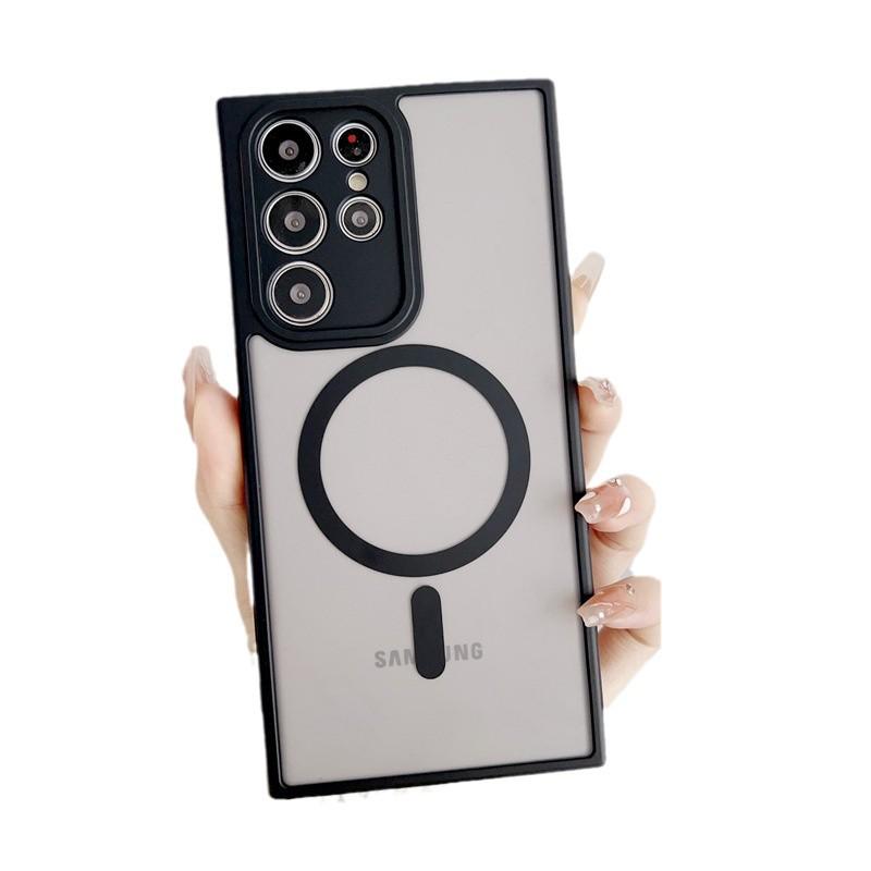 Magnetic Matte Skin-Feel Drop-Proof Phone Case for Samsung S25 Ultra/S24, A35/A55