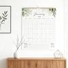 2026 Floral Wall Calendar Monthly Overview Thick Paper Calendar European American Style 12 Month Planner for Home Office School