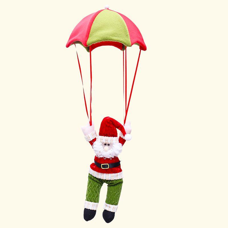 Charming Santa Claus Snowman Christmas Home Ceiling Decoration Parachute Doll Toy