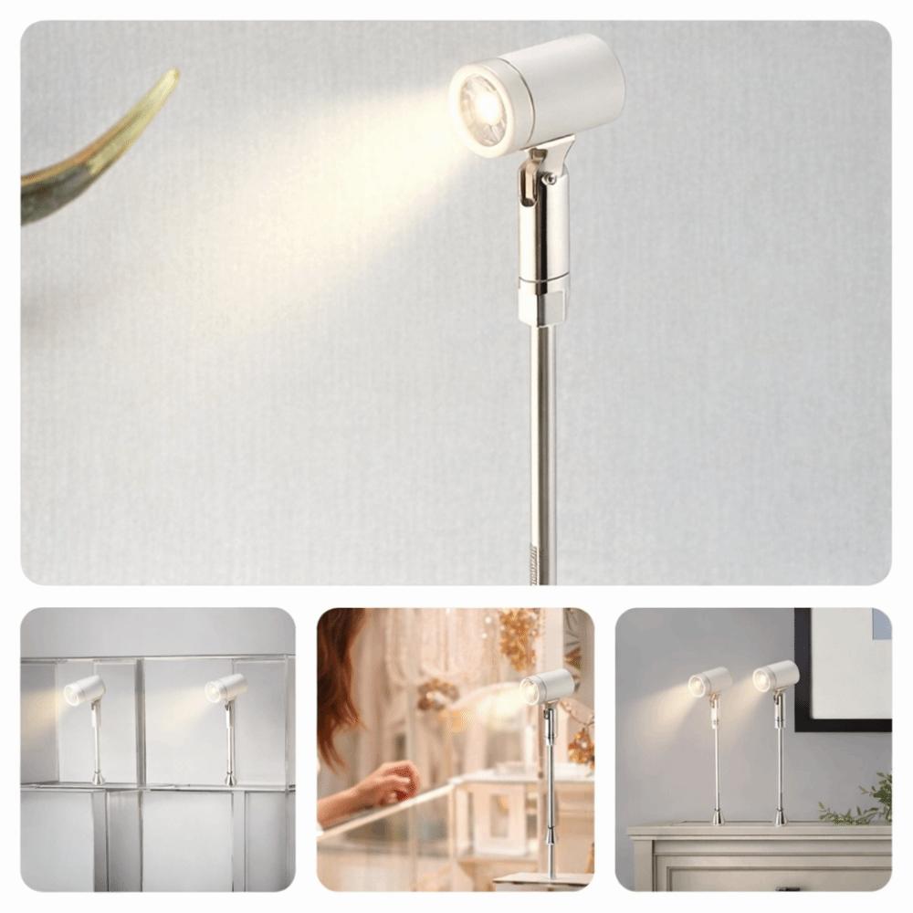 

DC 5V LED Spotlight 1W LED Small Accent Light Long Lifespan USB Mini Spotlight Painting Display Neutral Light 4000K