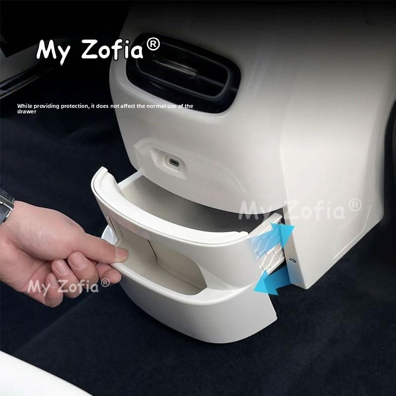 Car Rear Armrest Anti-Kick Protector Cover Rear Center Console Armrest Anti-Scratch Pad Accessories For GWM Ora 5 2025 2026 2027