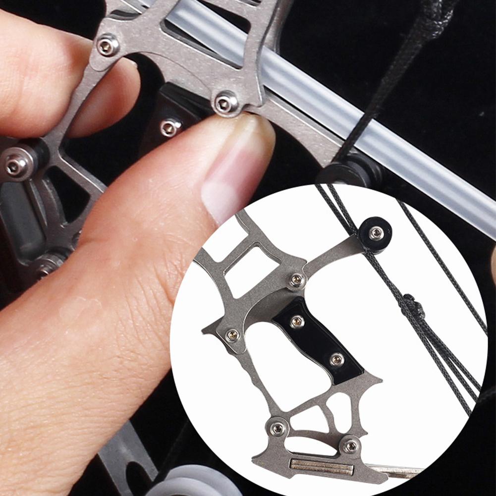 Mini łucznictwo zabawka ze stali nierdzewnej pasujący łuk zabawka dekompresyjna kryty odkryty łucznictwo akcesoria do ćwiczeń