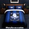 Sheffield Wednesday Design Bed Bedding Set 1 Duvet Cover + 2 Pillowcases Soft Breathable Household Bed Linens