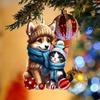 Playful Christmas Acrylic Decorations For Cheerful Home And Decoration Car