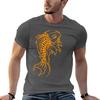 Koi Orange TShirt Gym Wear Breathable Short Sleeve Tee