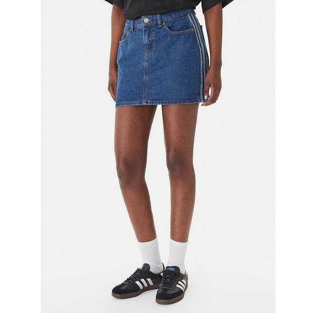 Джинсовая юбка adidas 3-Stripes EU 34