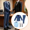 1 Piece Doll Miniature Coat 1/6 Scale Male Top Pants Uniform Outfit Long Sleeve Mens Suit Cloth