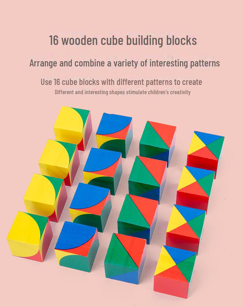 Cube Space Creative Puzzle: Educational Building Blocks for Young Children's Logical Thinking and Intelligence Development.