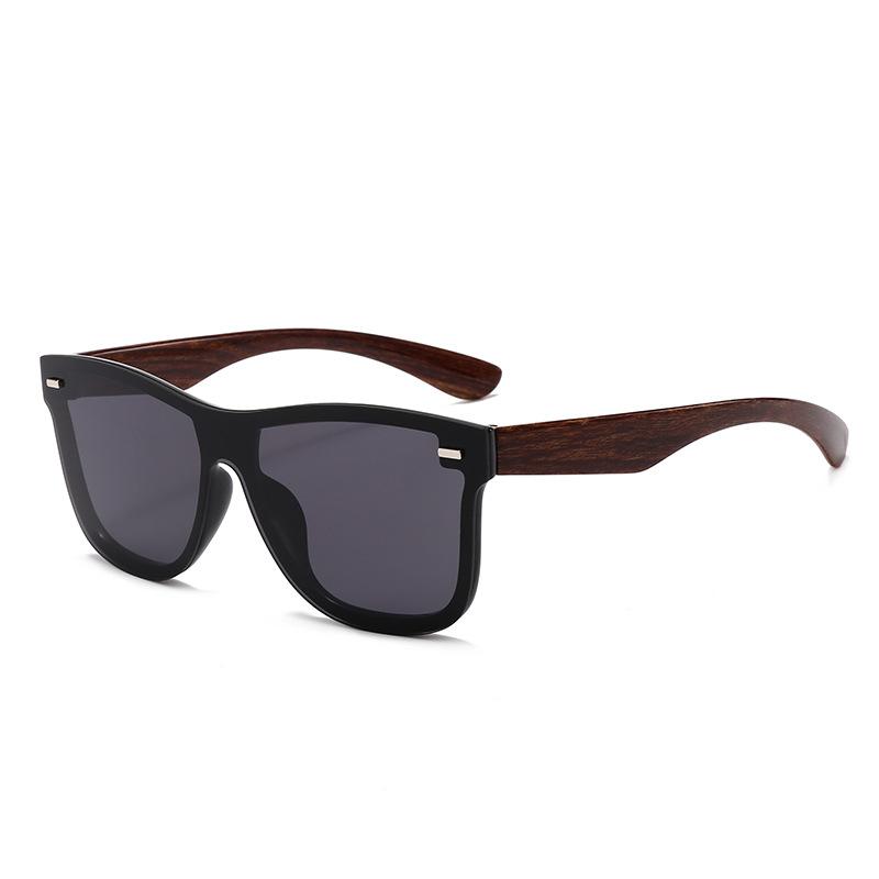 Sunglasses Real Film Mercury Glasses One-Piece Ink Decorative Anti-Wood Grain Borderless Colorful Sunglasses