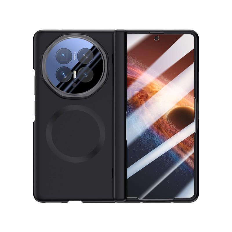 Case Honor Magic V6 All-in-One Screen Protector Lens Kickstand Matte Magnetic Idol Style Men