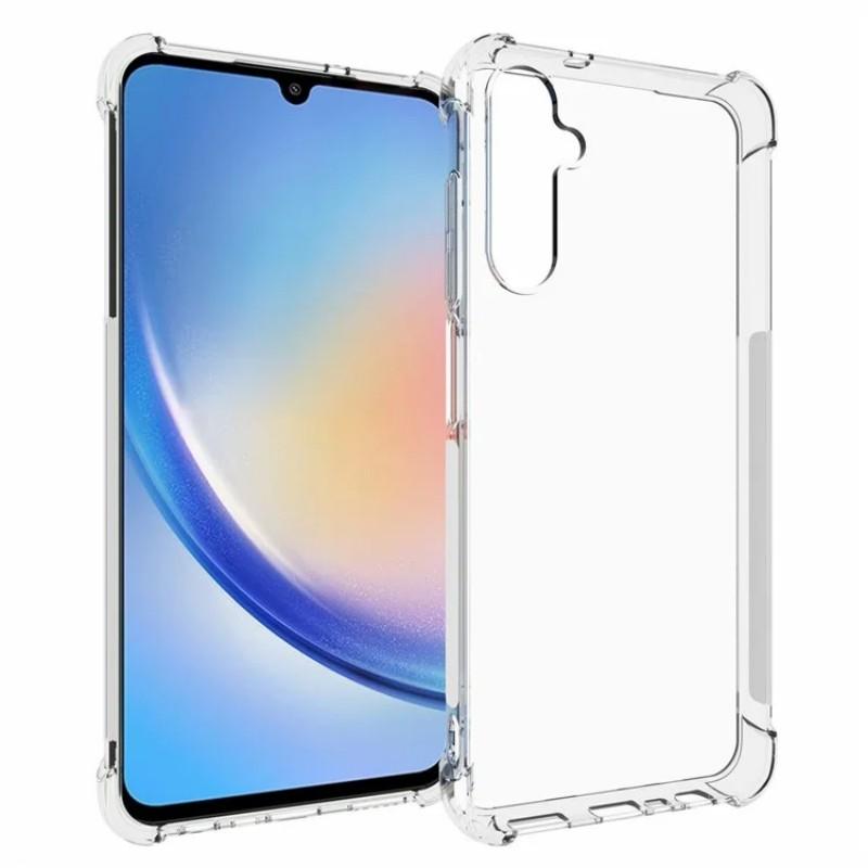 For Samsung Galaxy A05s 4G Back Cover WANLONFENG TM Series 2.0mm Clear TPU Phone Case (Big Lens Hole)