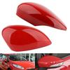 Left Right Car Side Rear View Wing Mirror Cover Caps Red For Ford Fiesta MK7 2008 2009 2010 2011 2012 2013 2014 2015 2016 2017