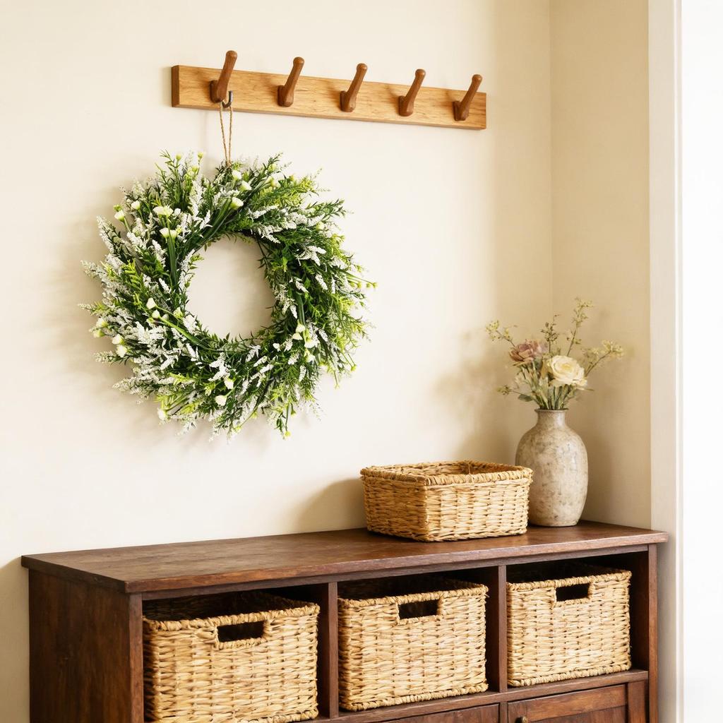 Kai Jin Lavender Letter Wreath for Indoor/Outdoor Door Decoration