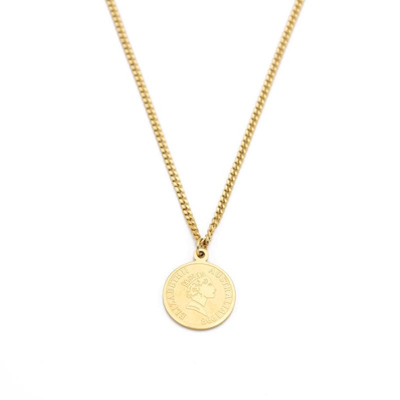 New Titanium Steel Non-Fading Double-Layer Necklace Women'S Light Luxury Niche Design Sense Simple And Versatile Collarbone Chain
