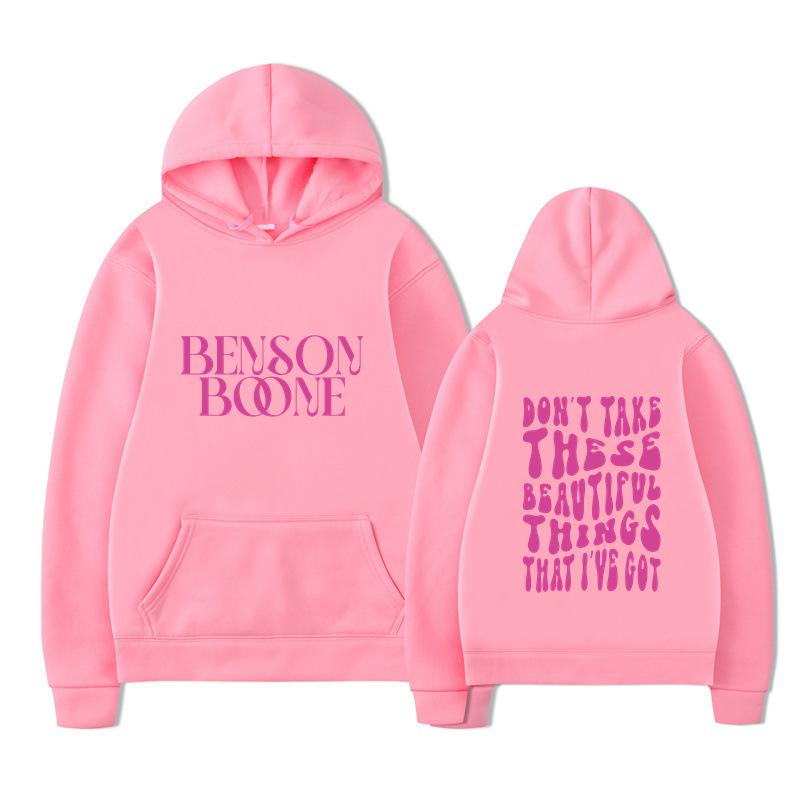 Autumn Benson Boone Men's Hoodies Boys Harajuku Girls Pullover Fancy Music Gift Casual Loose Comfortable Sweatshirt