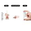 2D Flat -Piece Acrylic Charm Countdown Calendar Set with Airplane Box Packaging