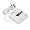 Power Socket Multifunction 8 In 1 USB PD QC Port   with 2m Cable for Home