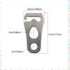 Cord Tightener Tent Wind Rope Buckle Tie Down Rope Carabiner Clip Fastener Camptent Guyline Rope Buckle Fastener Rope Tensioner