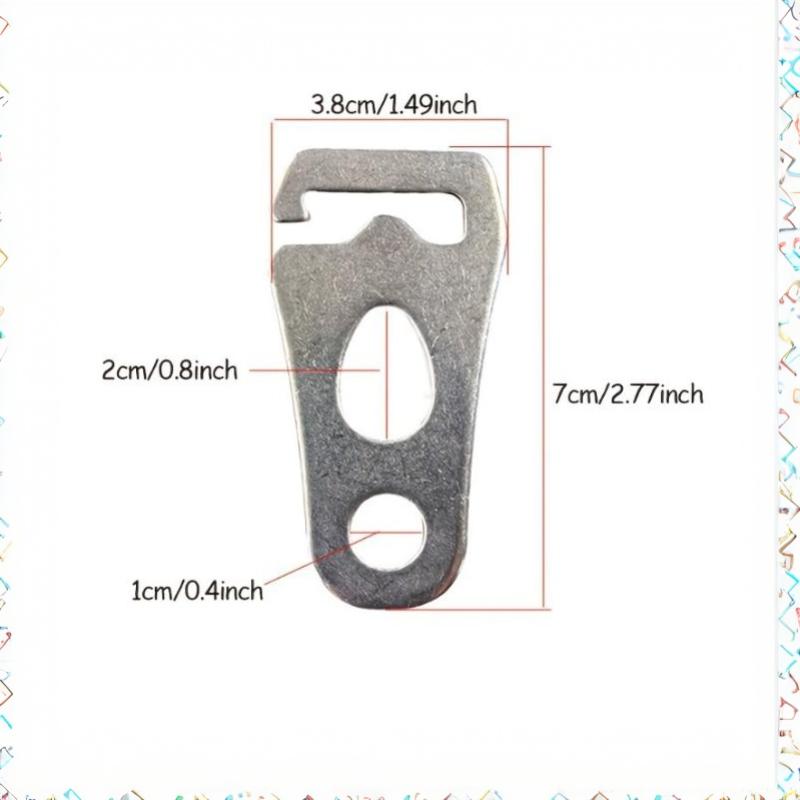 Cord Tightener Tent Wind Rope Buckle Tie Down Rope Carabiner Clip Fastener Camptent Guyline Rope Buckle Fastener Rope Tensioner