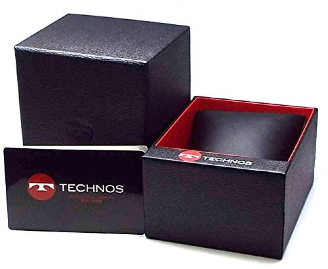 Dámské hodinky TECHNOS Elegantní keramické černé ciferníky Stříbrná kombinace náramku se srdíčkem TSL906TB-SET [Položka]