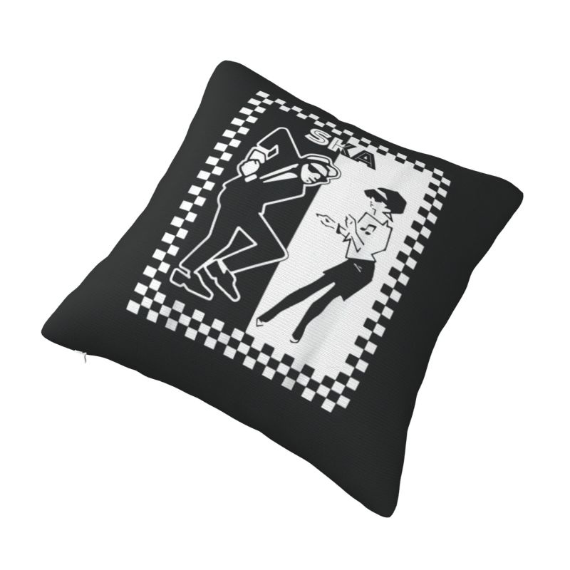 Custom Ska Reggae Jamaica Music Pillow Case Cushions Cover For Sofa Square Pillowcase