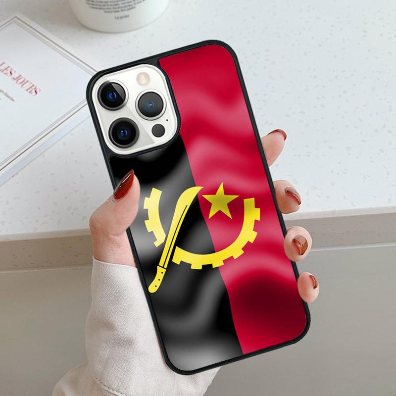 Angola flag Phone Case For iPhone 17 Air 11 12 13 14 15 16 Pro Max Cover For iPhone 17 Air Max Plus Coque Shell