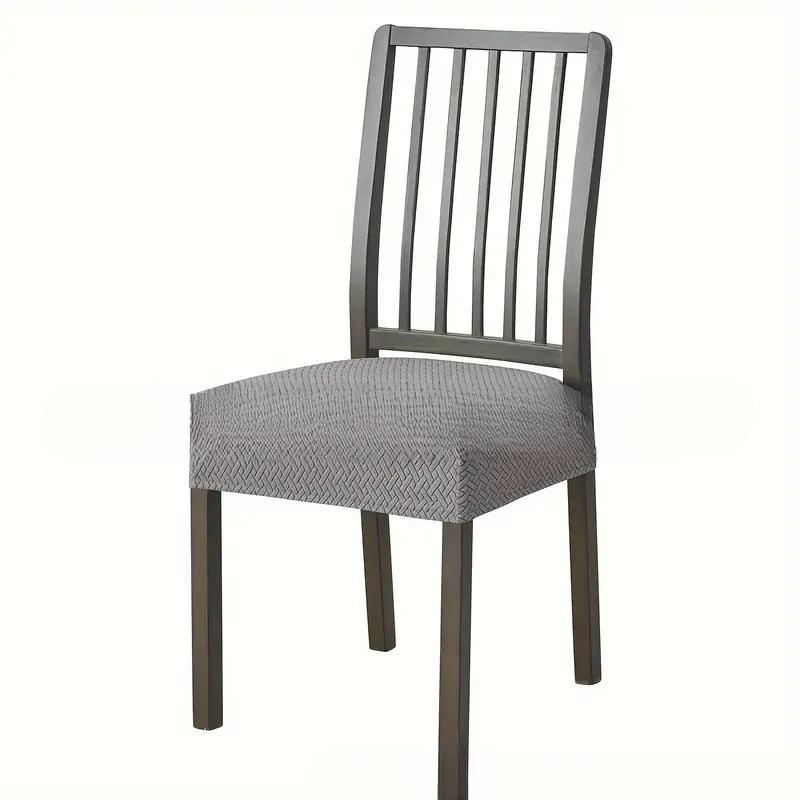 Elastiskt Hem Hotell Matsalsstol Sittdynsöverdrag Stolsöverdrag Twill Jacquard Stolsöverdrag Hornstolsöverdrag Ny Stil