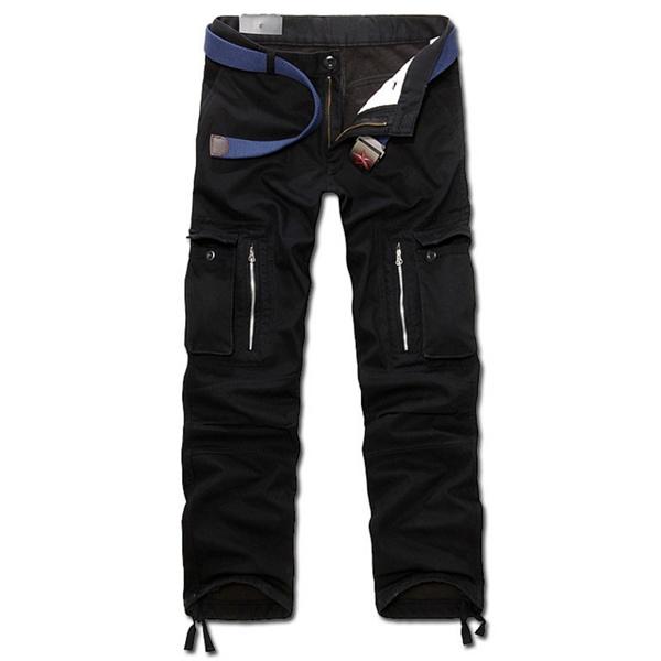 Pantaloni de iarnă pentru bărbați Pantaloni casual din catifea rochie caldă largi la modă pantaloni de alpinism mărimi mari