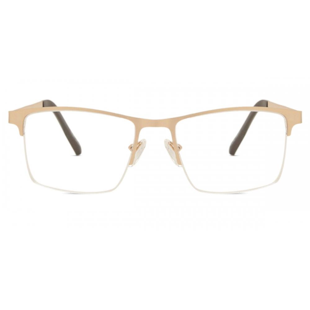 Semi Rimless Square Rose Gold Smartbuy Collection Dory Ry8824 C2 Fashion Unisex Eyeglasses