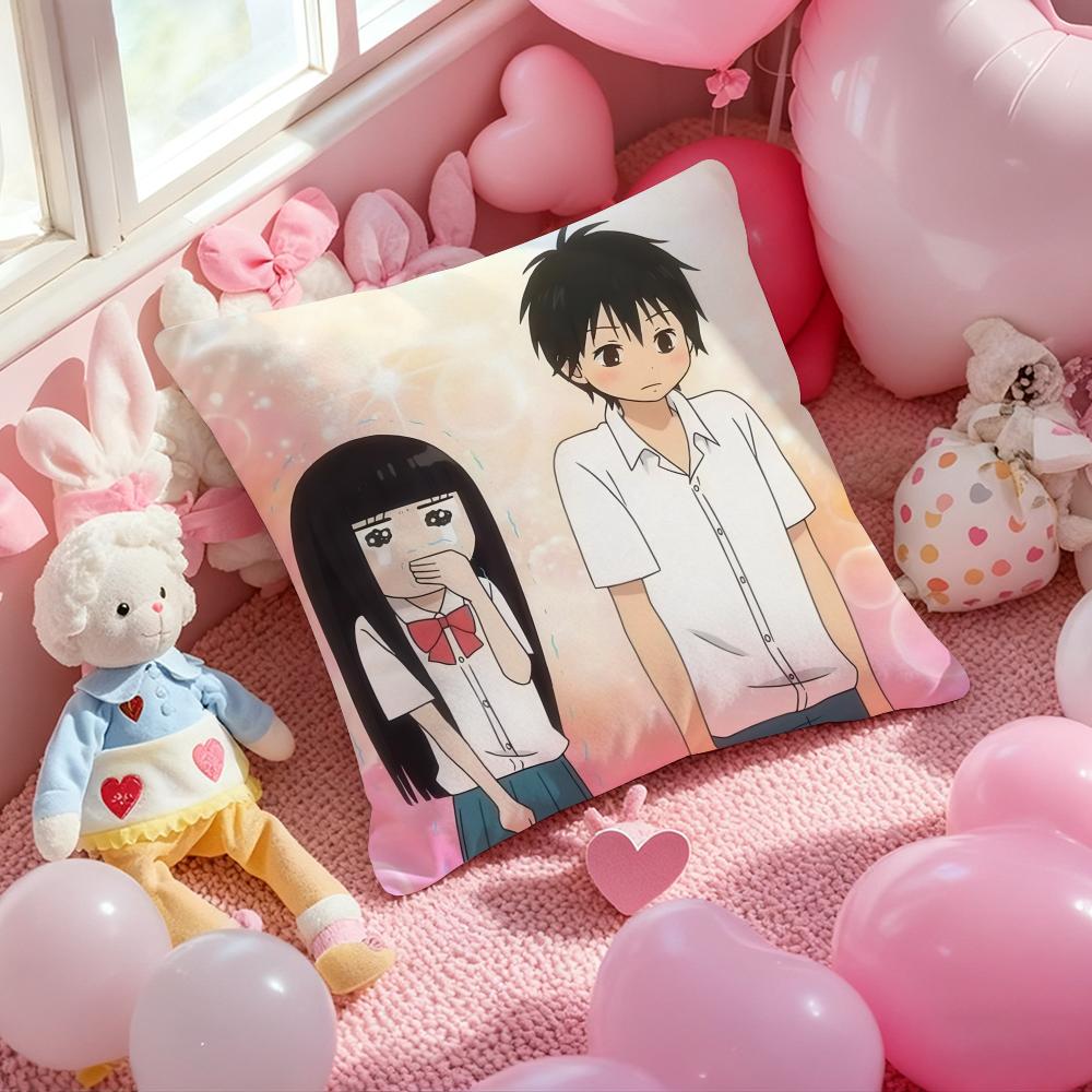 Comics K-Kimi Ni TodokeS Classic Cushion Cover Pattern Printed Pillowcase for Living Room Sofa Cushion Cover & Bedroom Decor