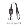 WET1 For Volkswagen VW Car Headrest Double Hook Black Rope Fixed Hook Adjusting Hanger Polo Jetta Sagitar Magotan Passat B5 B6 B7 CC